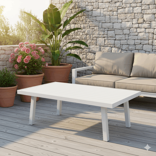 שולחן קפה מאלומיניום דגם סידני