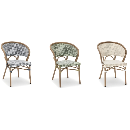 כסא אלומיניום למסעדות דגם "לקסוס"