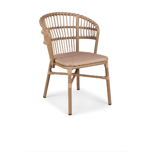 כסא אלומיניום למסעדות דגם "פריזמה"