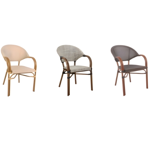 כסא אלומיניום למסעדות דגם סופיה במגוון צבעים