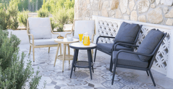 פינת קפה אלומיניום דגם "רוקסי"