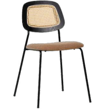 כסא מסעדות קטיפה דגם "דייגו"