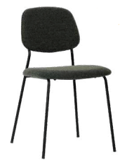 כסא מסעדות קטיפה דגם "פלקון"