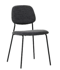 כסא מסעדות קטיפה דגם "פלקון"