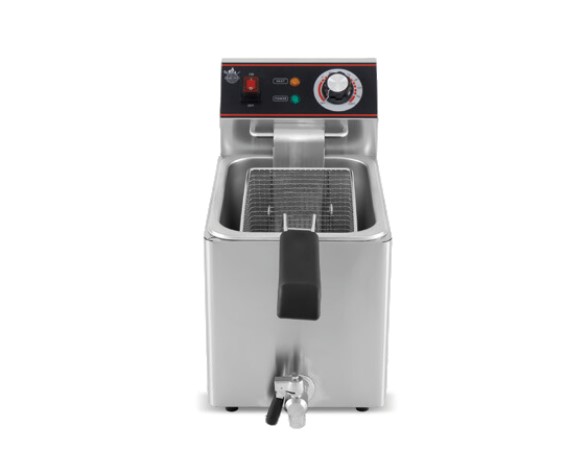 צ'יפסר נירוסטה 6 ליטר + ברז ריקון