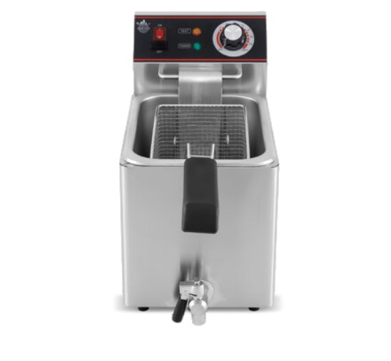 צ'יפסר נירוסטה 8 ליטר + ברז ריקון