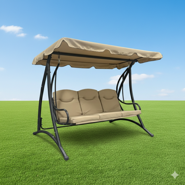 נדנדת גינה פרימיום 3 מושבים "ATECA"