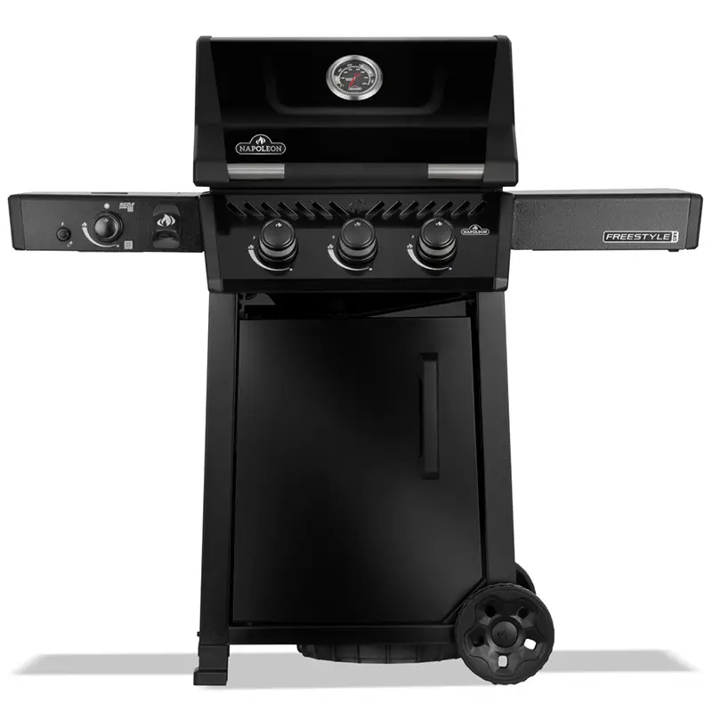 גריל גז FREESTYLE PRO 365 IL עם כירת צד אינפרא אדום – שחור