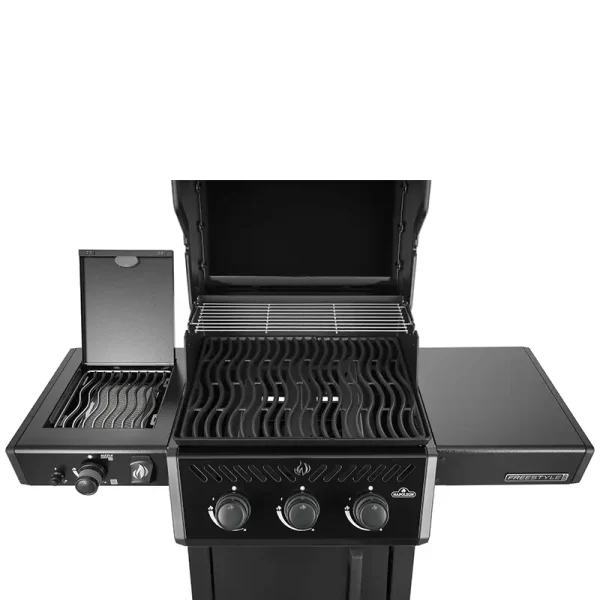 גריל גז FREESTYLE PRO 365 IL עם כירת צד אינפרא אדום – שחור