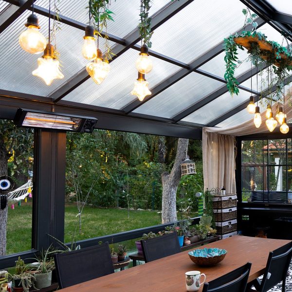 מנורת חימום אינפרא אדום קרבון Nevada 2500W VEITO