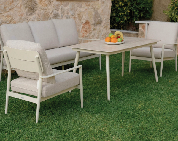 פינת ישיבה אלומיניום תלת מושבית דגם "MIRA"