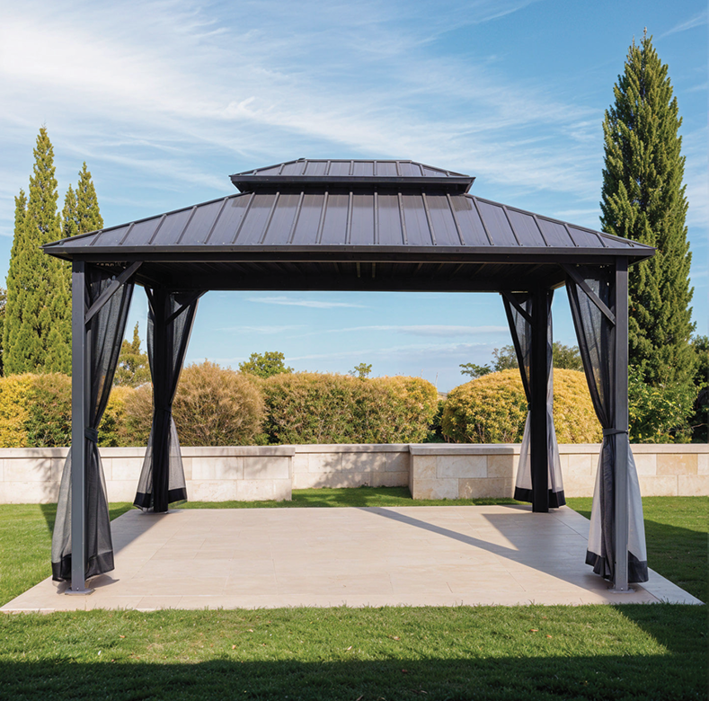 גזיבו מפואר לגינה 3*3 דגם "Talia"