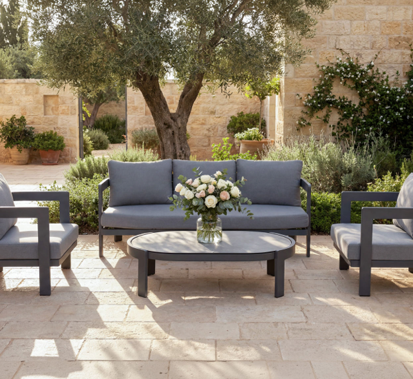 פינת ישיבה תלת מושבית יוקרתית דגם "Evan"