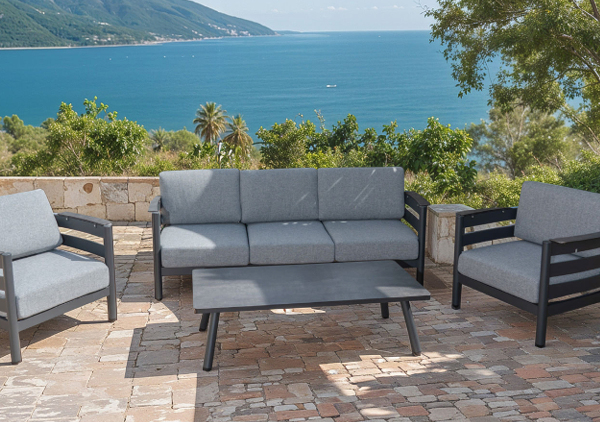 פינת ישיבה תלת מושבית יוקרתית דגם "Cloud"