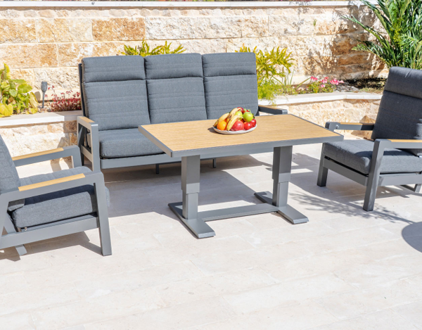 פינת ישיבה תלת מושבית יוקרתית דגם "Viano"