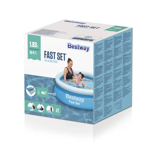 בריכה מתנפחת 183X51 BESTWAY-FAST דגם 57392