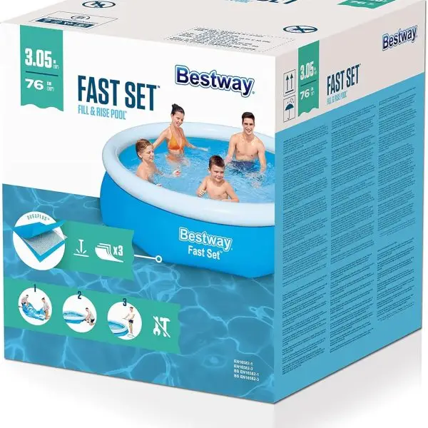 בריכת שפה מתנפחת 305X76 דגם 57266 bestway