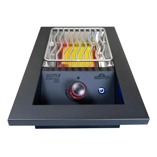 כירת גז SIZZLE ZONE™ אינפרא אדום מבית Napoleon – שחור