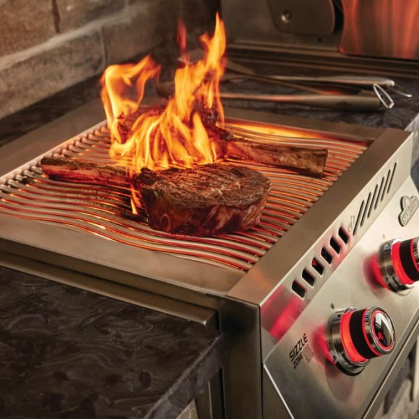 כירת גז כפולה SIZZLE ZONE™ אינפרא אדום -NAPOLEON BI