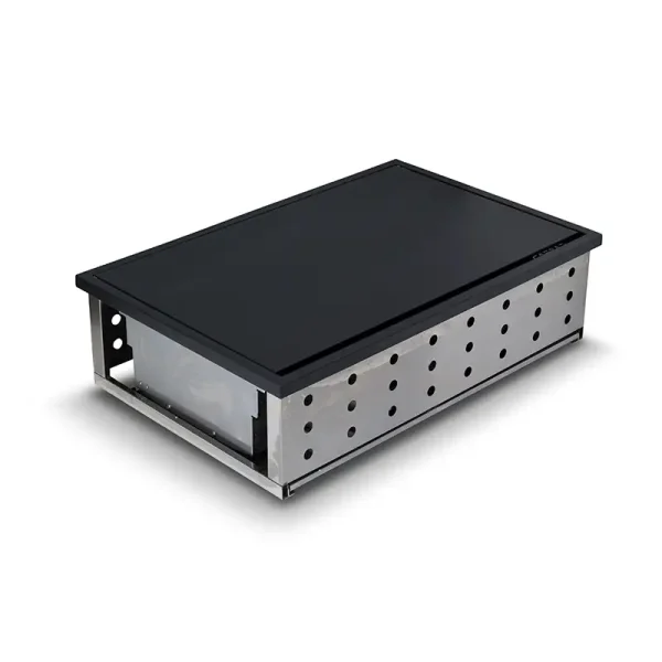 סיזר MILANO גריל גז 4 מבערים Drop in שחור