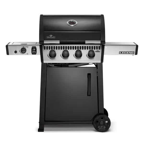 גריל גז Legend 425SIB IL שחור ונירוסטה – כולל כירת צד אינפרא אדום