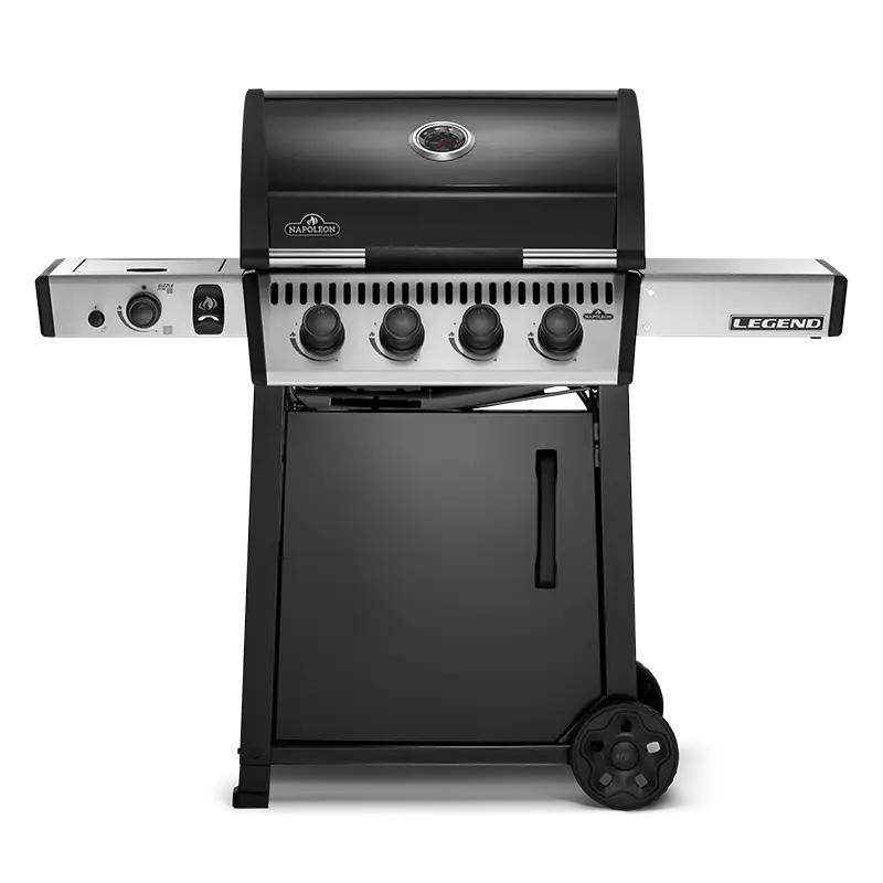גריל גז Legend 425SIB IL שחור ונירוסטה – כולל כירת צד אינפרא אדום