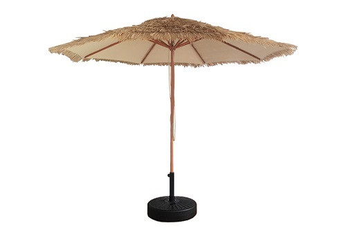 שמשיה בעיצוב קש עגולה – 3 מטר