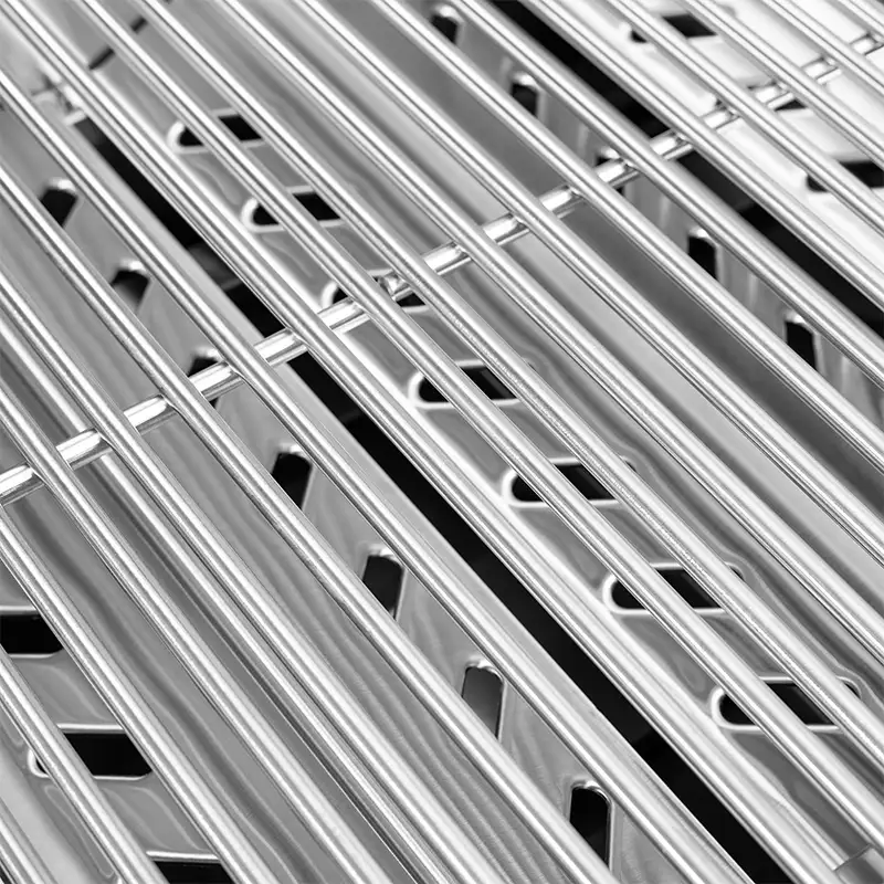 סיזר MILANO גריל גז 4 מבערים Drop in נירוסטה – תמונה 6