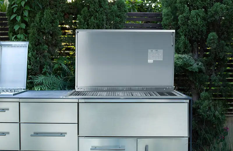 סיזר MILANO גריל גז 4 מבערים Drop in נירוסטה – תמונה 7