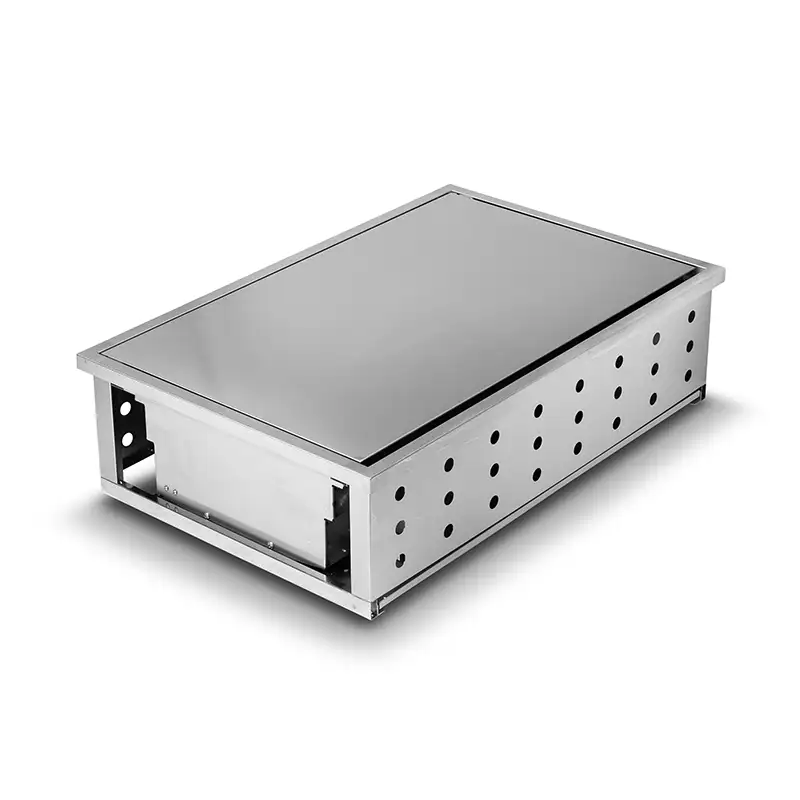 סיזר MILANO גריל גז 4 מבערים Drop in נירוסטה – תמונה 8