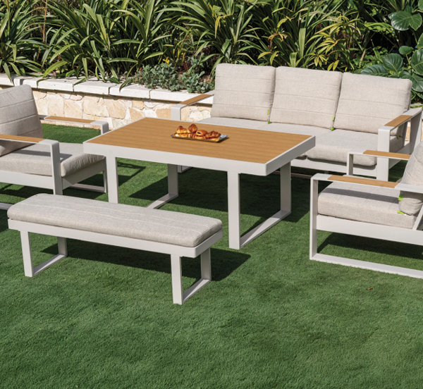 פינת ישיבה תלת מושבית יוקרתית דגם "PORTO"