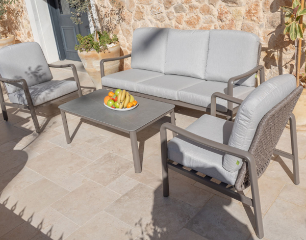 פינת ישיבה תלת מושבית יוקרתית דגם "Bianca"