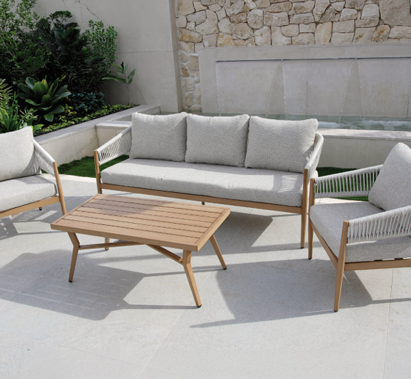 פינת ישיבה תלת מושבית יוקרתית דגם "Vienna"