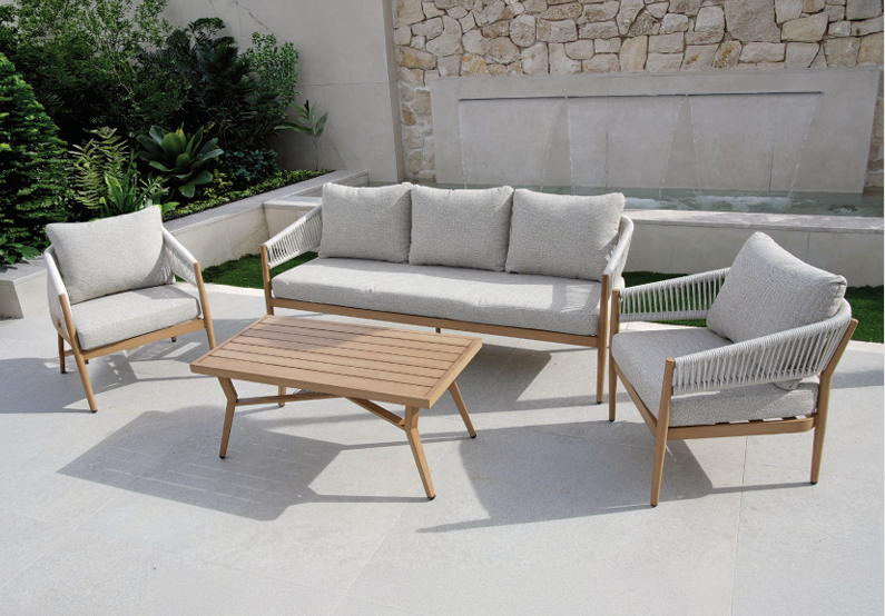 פינת ישיבה תלת מושבית יוקרתית דגם "Vienna"