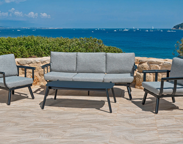 פינת ישיבה תלת מושבית יוקרתית דגם "Rigi"