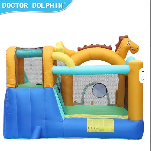 מתקן מתנפח עם מגלשה דגם DD-72080 מבית Doctor Dolphin