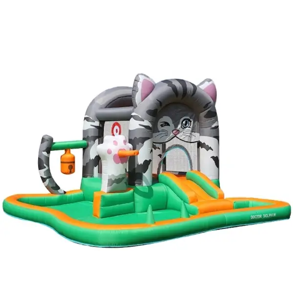 מתקן מתנפח עם מגלשה דגם DD-72090 מבית Doctor Dolphin