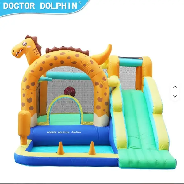 מתקן מתנפח עם מגלשה דגם DD-72080 מבית Doctor Dolphin